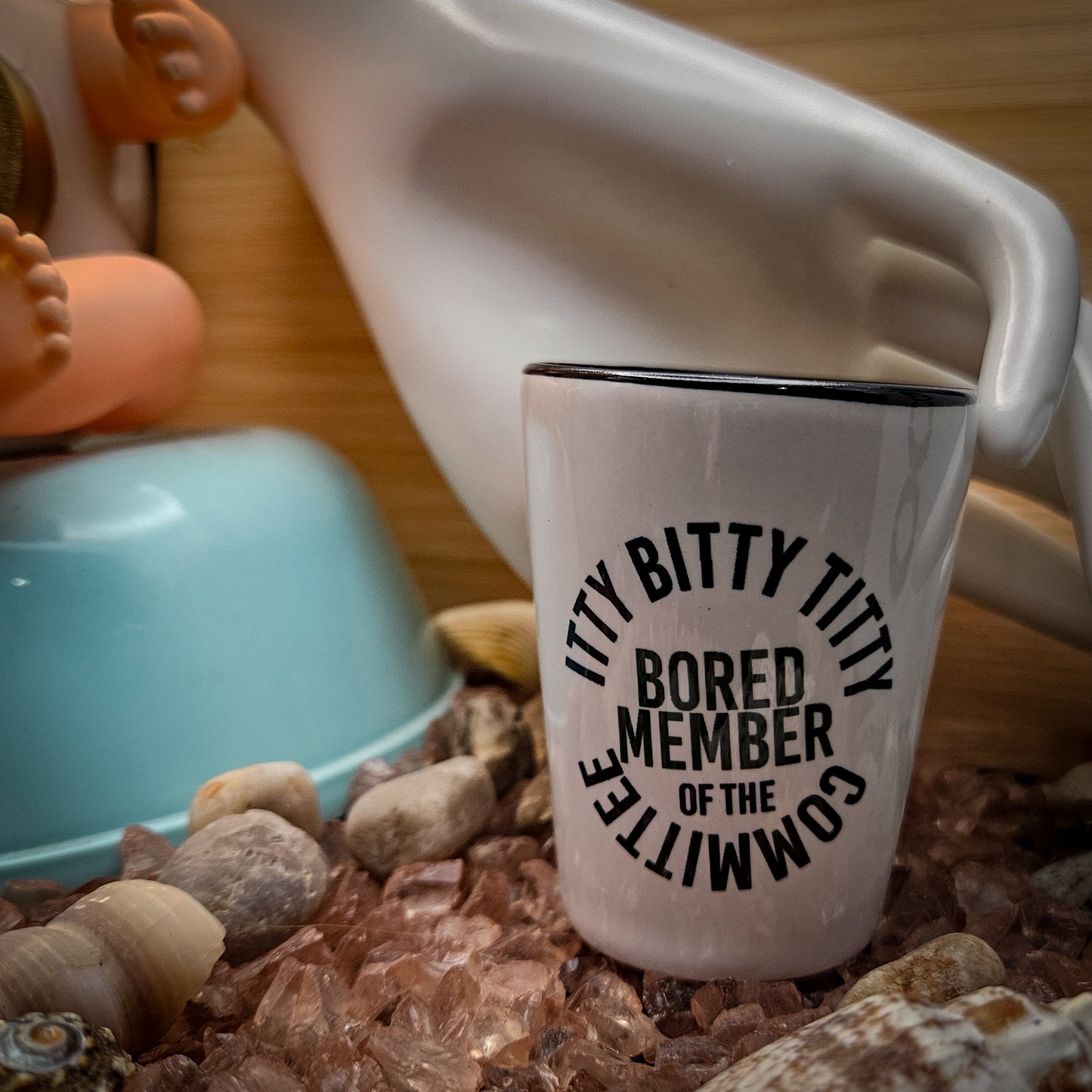 The Itty bitty Titty Committee- Set of 3 shot glasses