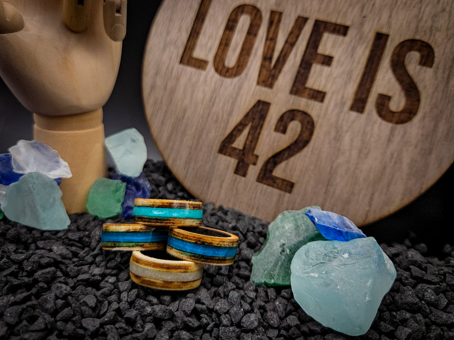 Beechwood rustic river Rings