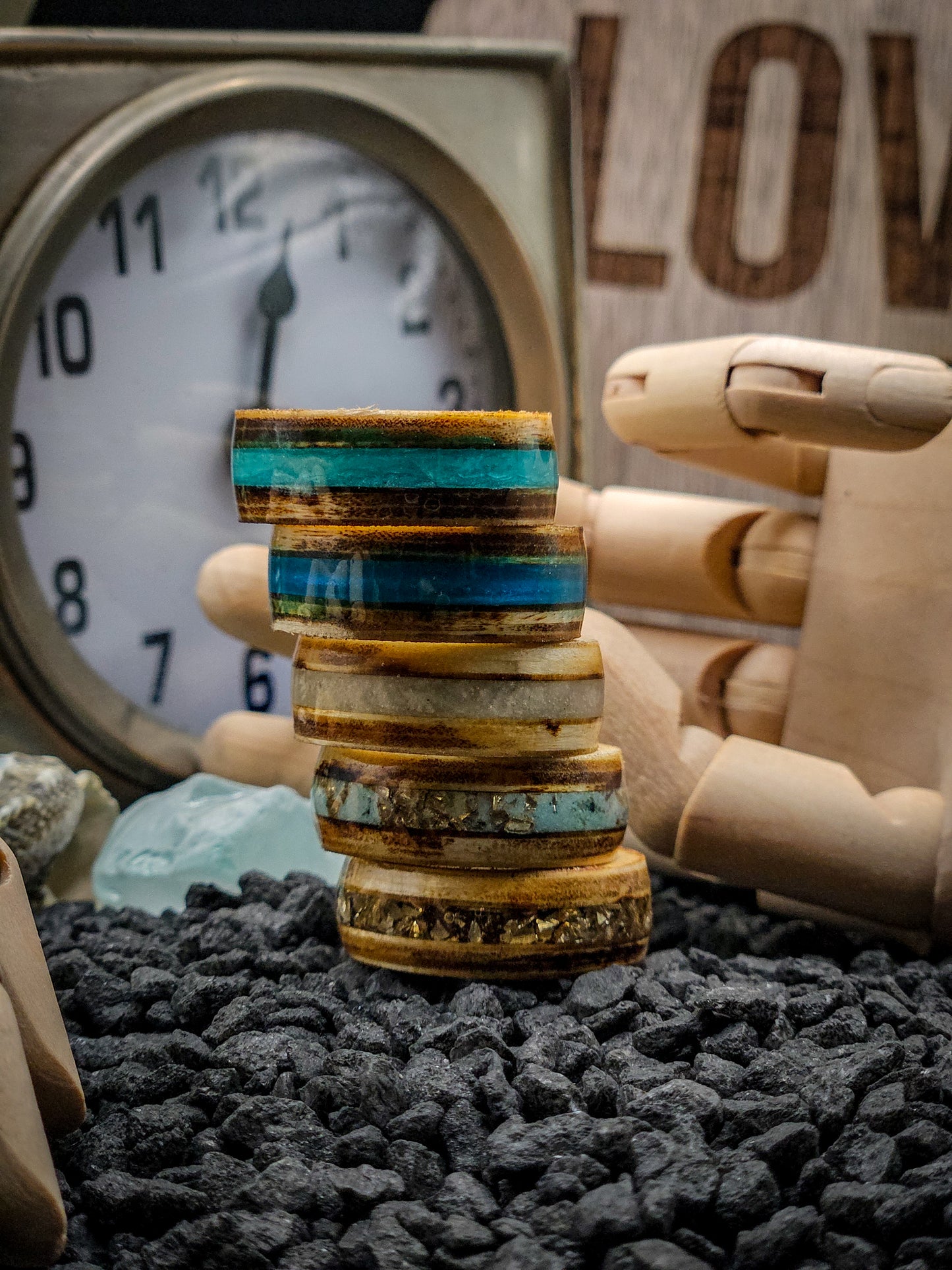 Beechwood rustic river Rings