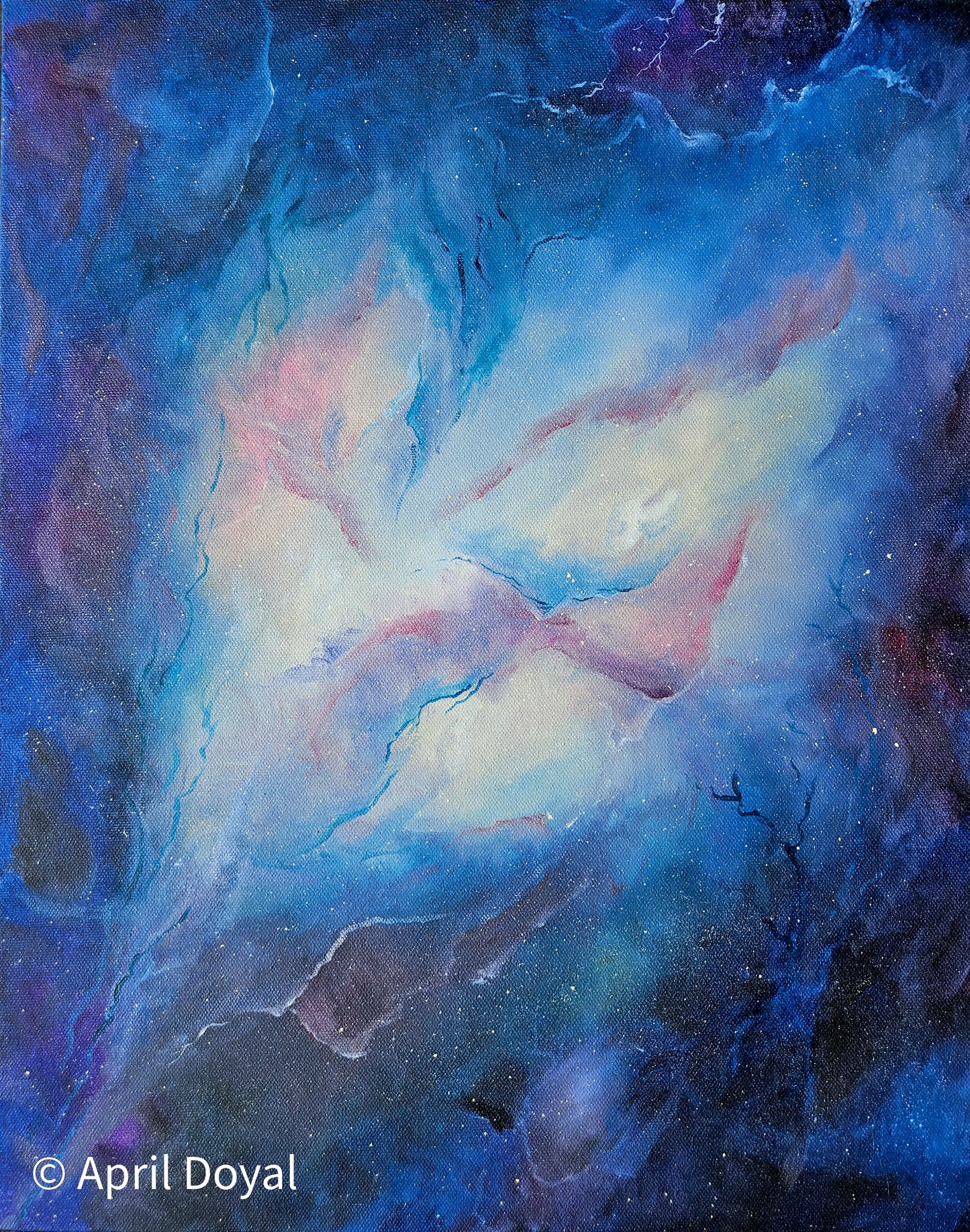 Love is a Nebula - Giclee print of Original oil painting