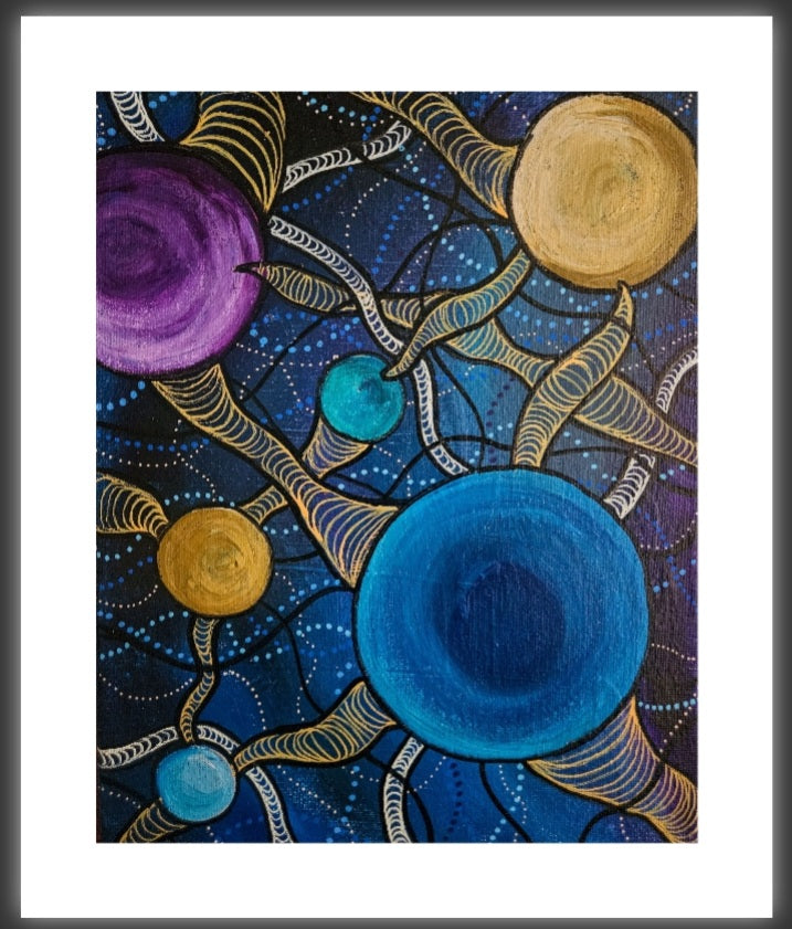 Somehow, connections were made 2 - Giclee Print