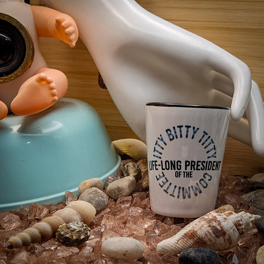 The Itty bitty Titty Committee- Set of 3 shot glasses